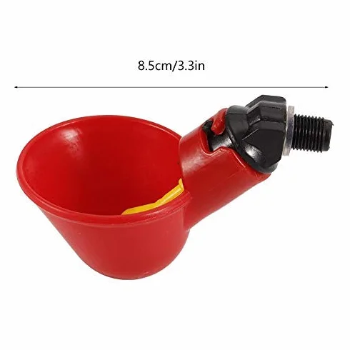 5 SZTUK Kurczaka Ptak Automatyczne Poidła Miseczki Na Kubki Wody(Fixed screw bowl, 12)