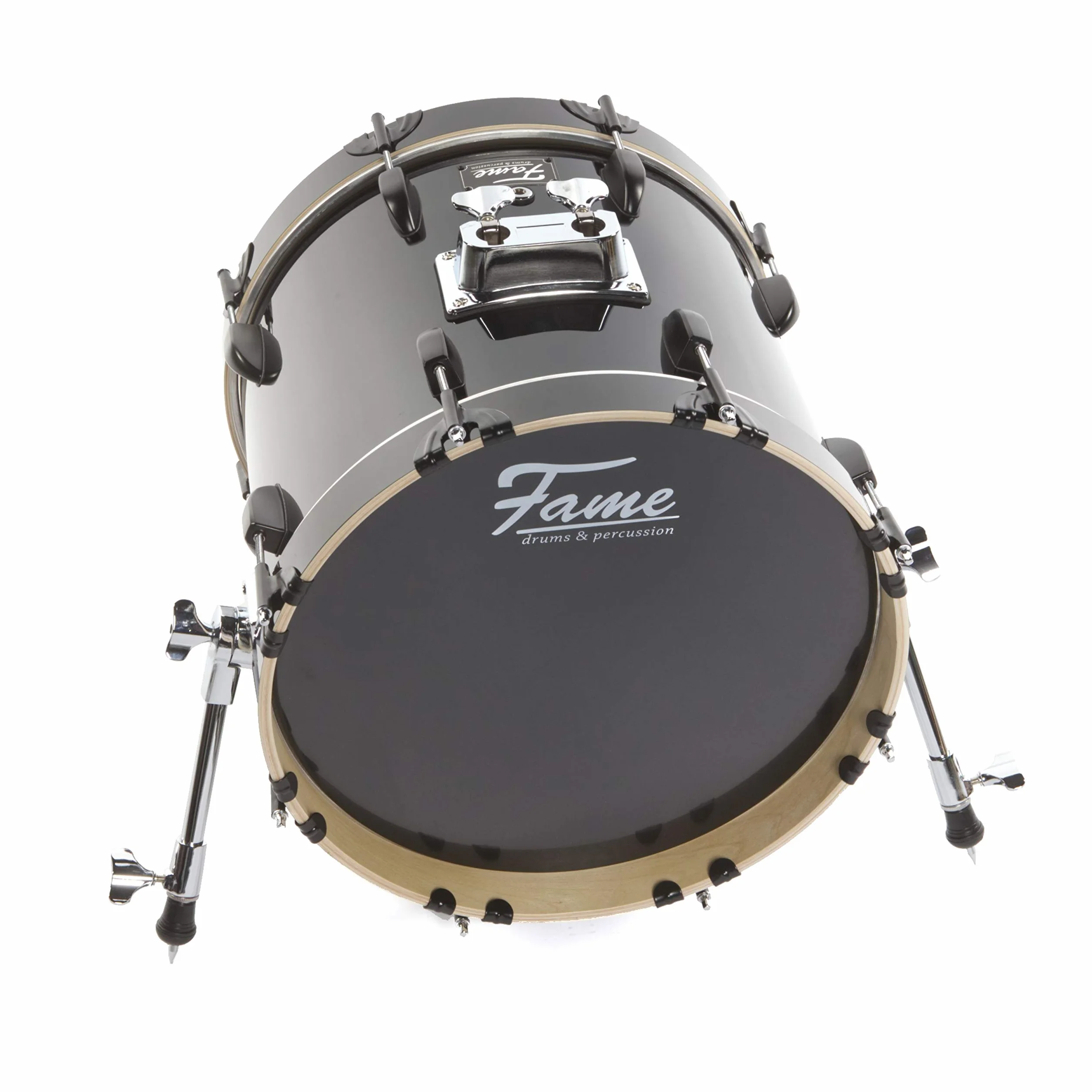 Fame Maple Standard BassDrum, 16"x14", Black - Bęben basowy