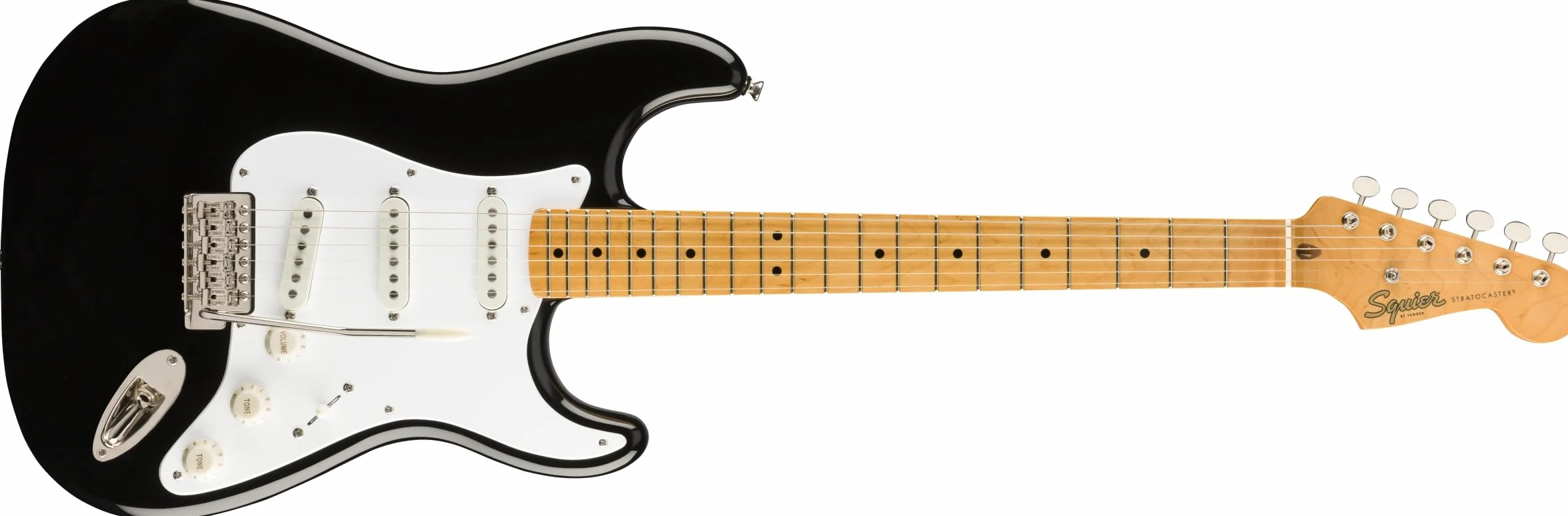 Squier Classic Vibe 50-tych Stratocaster, czarny, klonowy podstrunnica