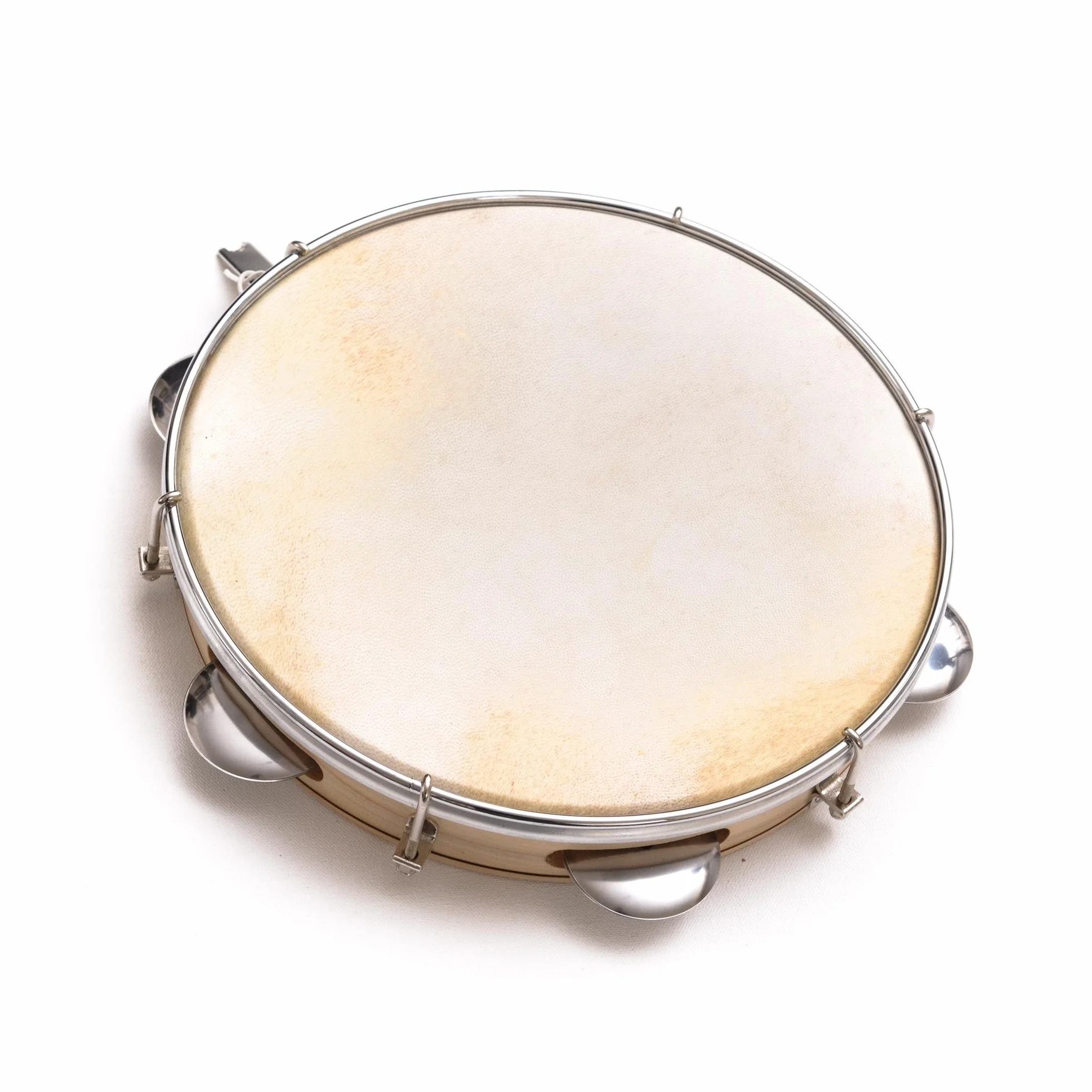 Capoeira Leather Pandeiro Drum Tamburyn Samba Brasil Wood Music Instrument 30 cm