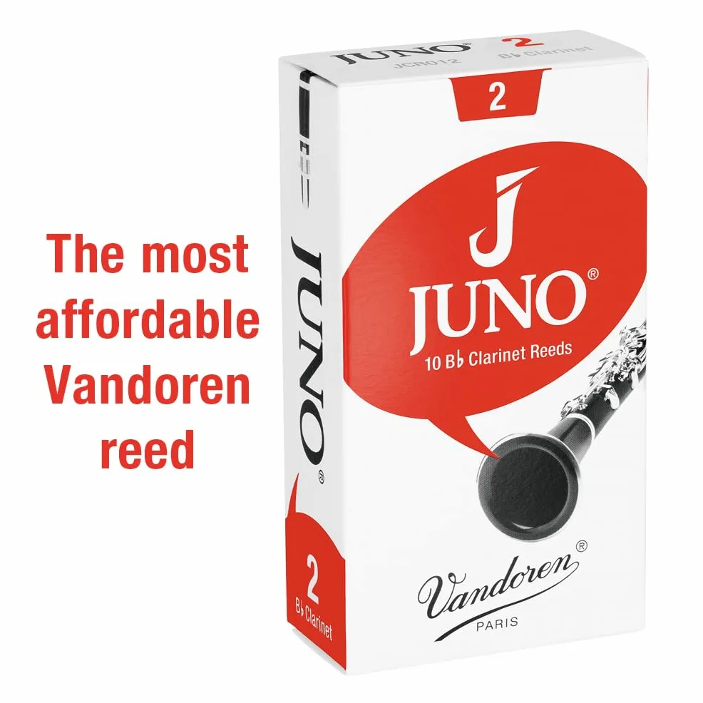 Inne Vandoren Juno Bb Clarinet Strength 2 pudełko z 10 stroikami pasek gitarowy (JCR012)