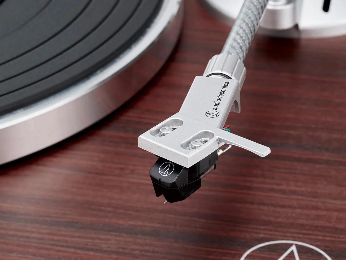 Audio-Technica AT-LPW50BTRW Bezprzewodowy gramofon z napędem paskowym, Rose Wood