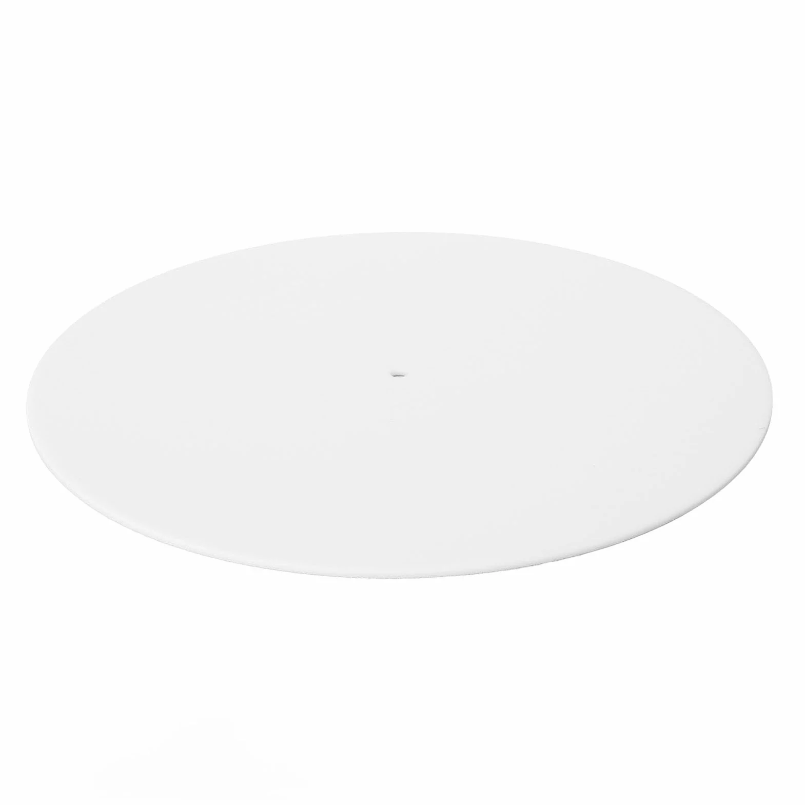 Akrylowa Mata Pod Gramofon, Wymienna Akrylowa Mata Antypoślizgowa do Gramofonu 12 Cali, Antystatyczna Mata Antystatyczna, Uniwersalna Mata Antypoślizgowa Pod Gramofon (WHITE)