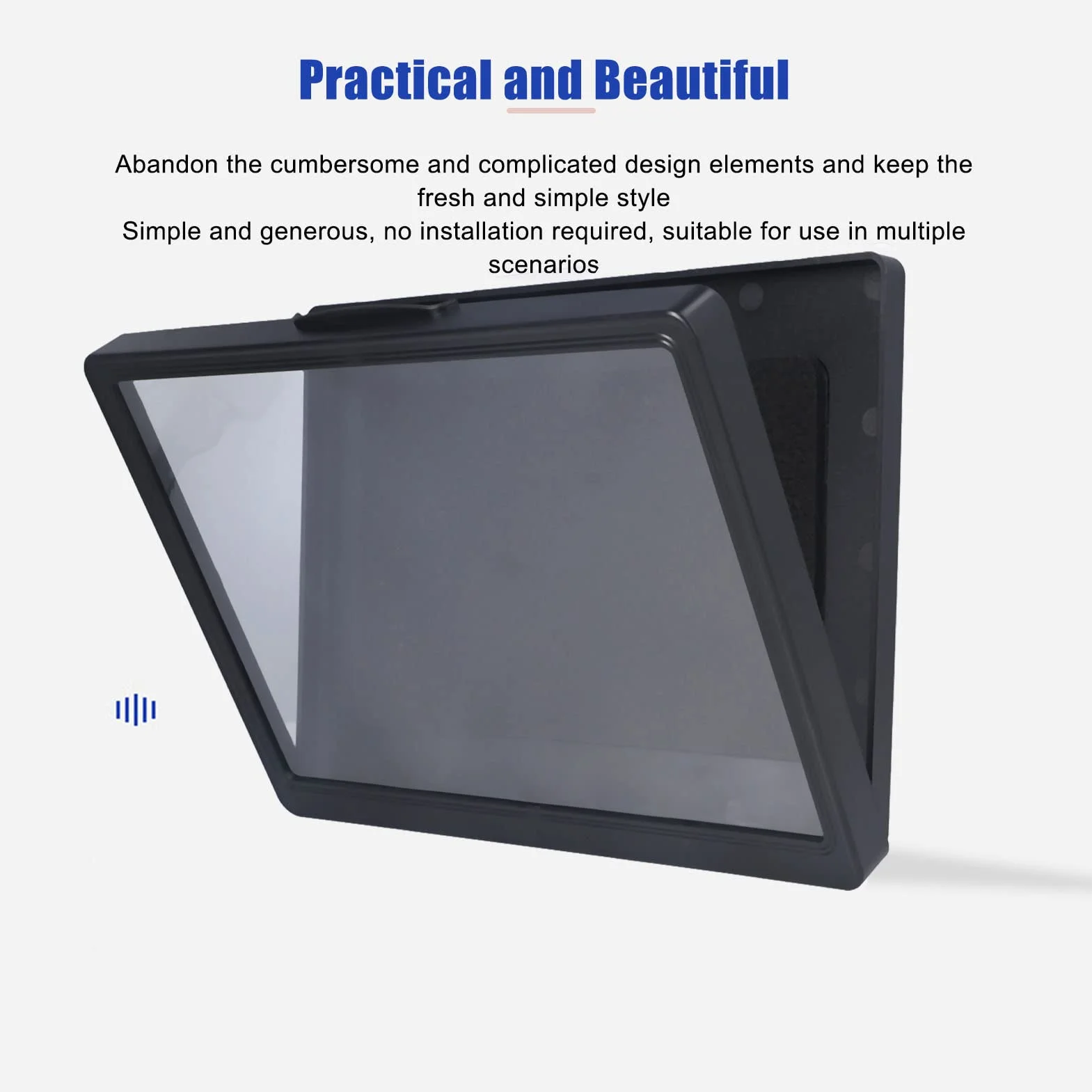Uchwyt na tablet pod prysznic, wodoodporny uchwyt na tablet obracany o 180° Etui na tablet łazienkowy, uchwyt ścienny do tabletu z dotykowym ekranem przeciwmgielnym do łazienki