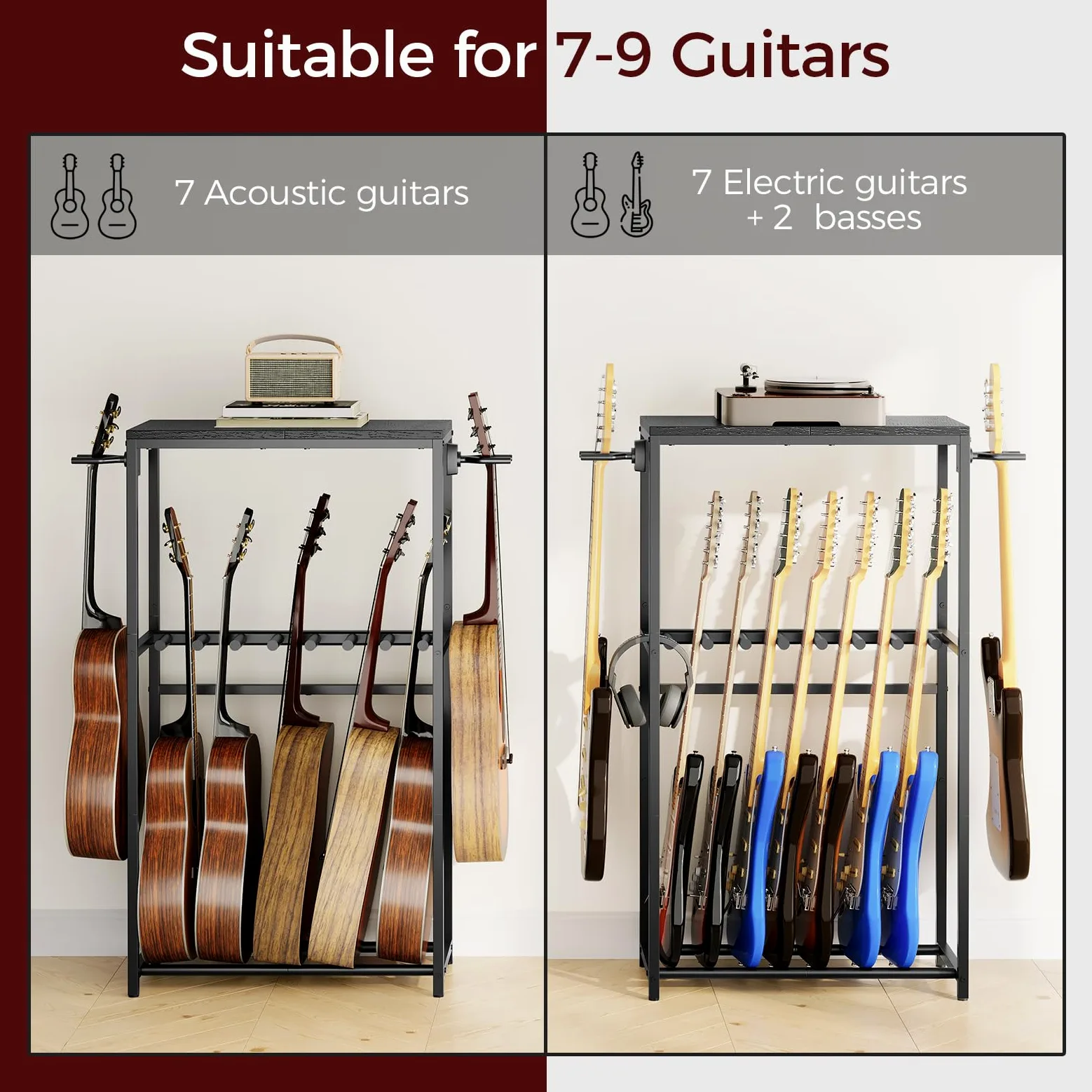 MAHANCRIS Stojak na gitarę AGSHB6701