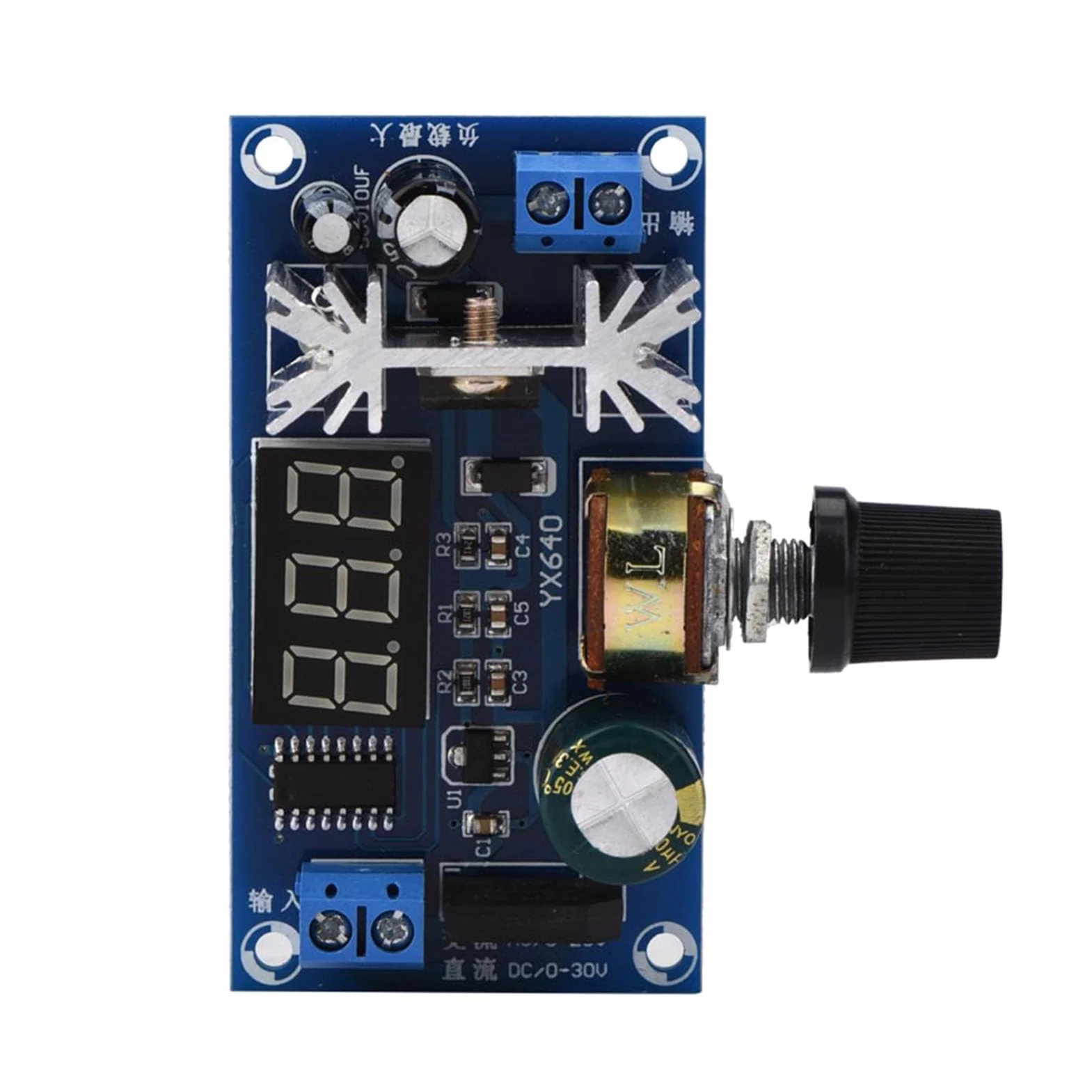 LM317 Regulowane Napięcie, 317 Regulowany Zasilacz LM317 Regulator Mocy Regulator Regulator Napięcia Zasilania Panel Zasilania Cyfrowy Wyświetlacz Napięcia