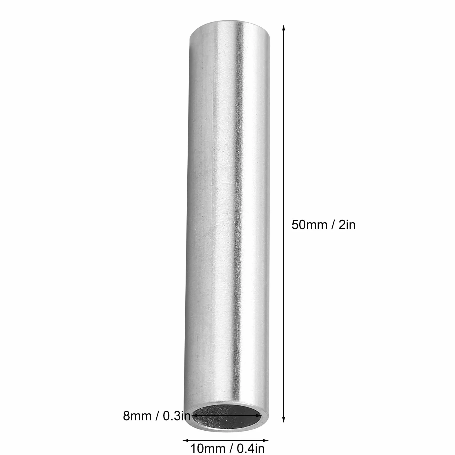 Nimomo Aluminiowa rura o ?rednicy 10 mm okr?g?a aluminiowa 10 szt. rura aluminiowa okr?g?a prosta rurka robot wsparcie narz?dzia