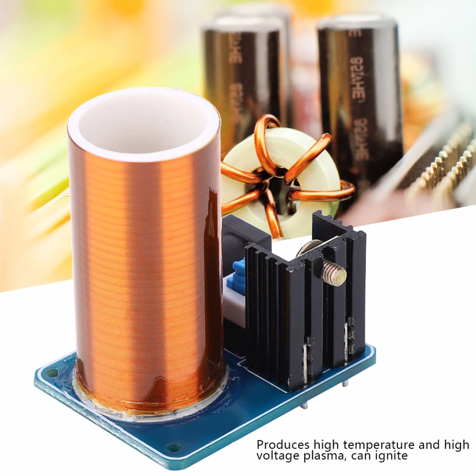 Zestaw cewki Mini cewka Pilot LED Spark Zestaw elektroniczny zestaw DIY DC 12 V (gotowy produkt)