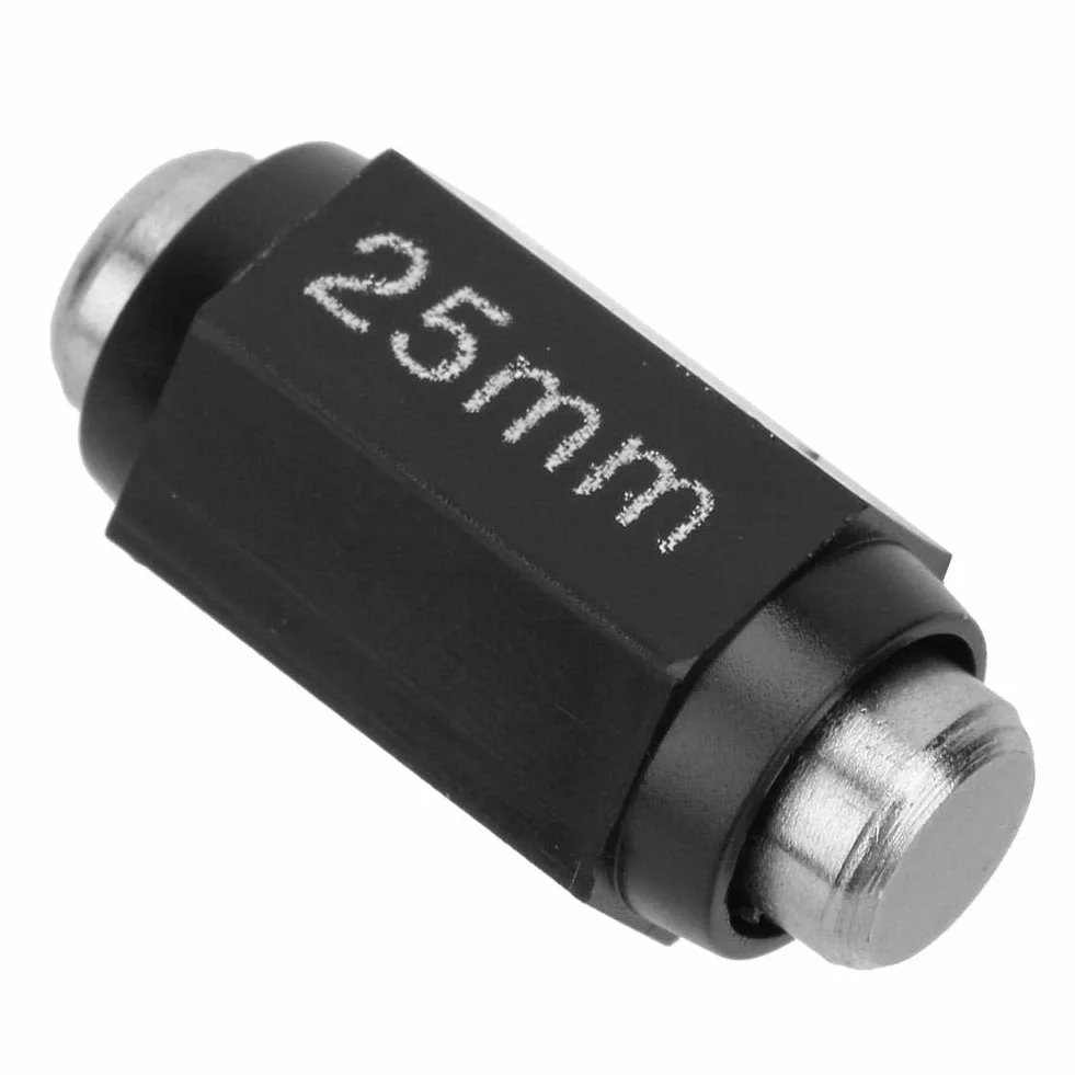Pręt kalibracyjny ze stali nierdzewnej standardowy zacisk kalibracyjny blok pręt zewnętrzny mikrometr trwały do porównania grubości (25 mm)
