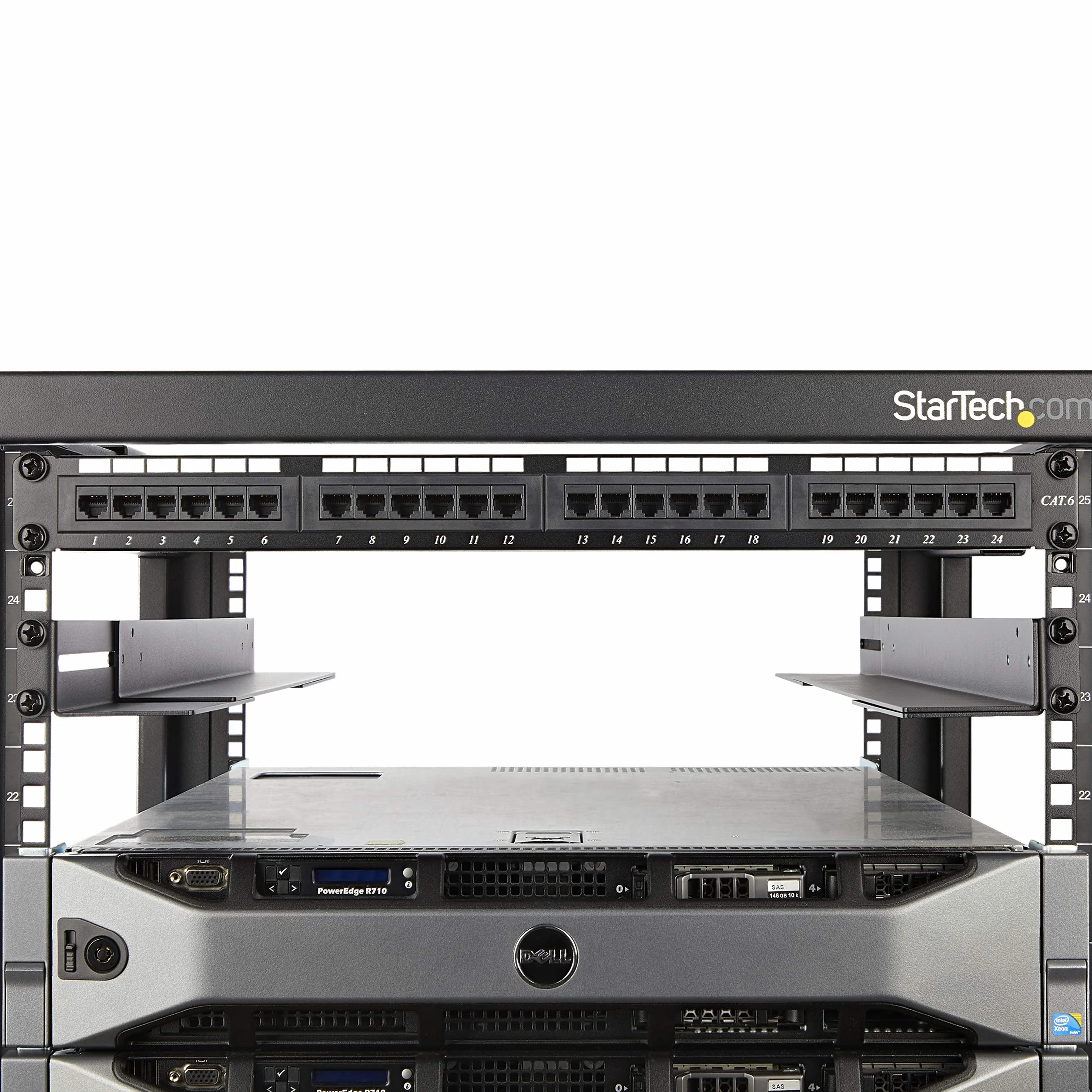StarTech.com 1U Szyny do stojaków serwerowych 48.3-91 cm regulowana głębokość