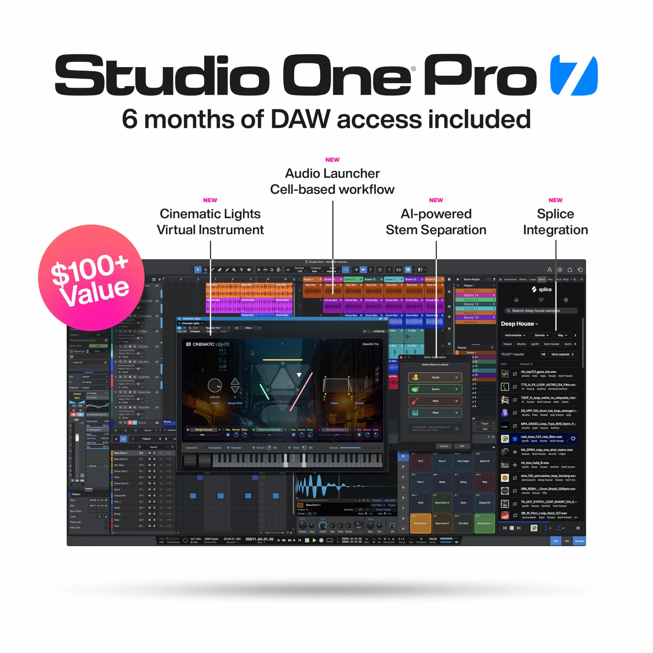PreSonus Studio 24c Interface Audio, Czarny