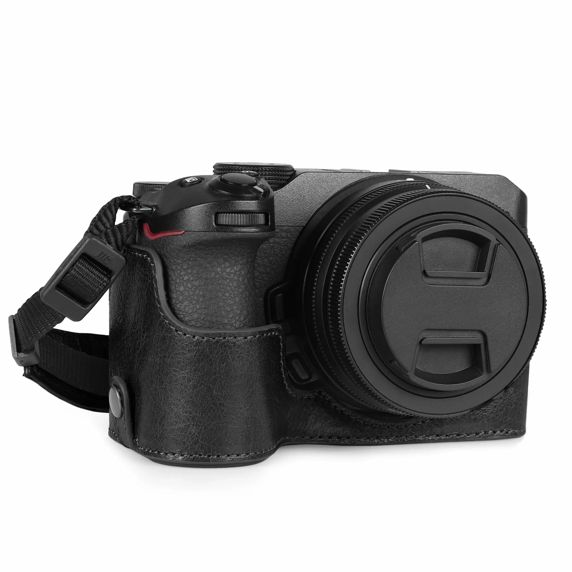 MegaGear Ever Ready etui na aparat z prawdziwej skóry, kompatybilne z Nikon Z30