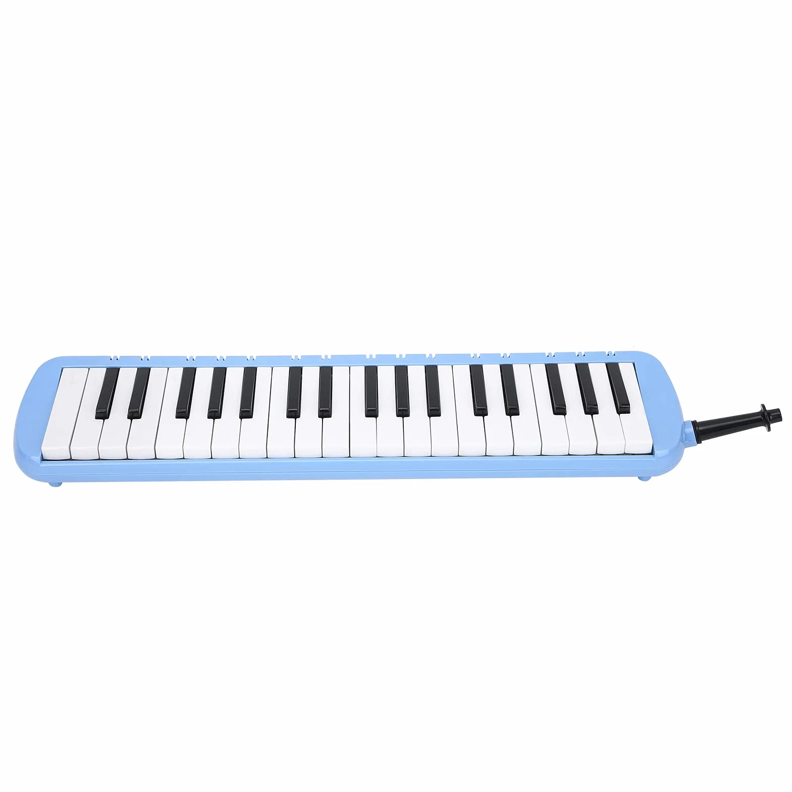 Melodica 37 Klawiszy Klawiatura Melodica Wind Instrument Muzyczny dla Początkujących Profesjonalnych Szkoleń z łatwą Instalacją(niebieski)
