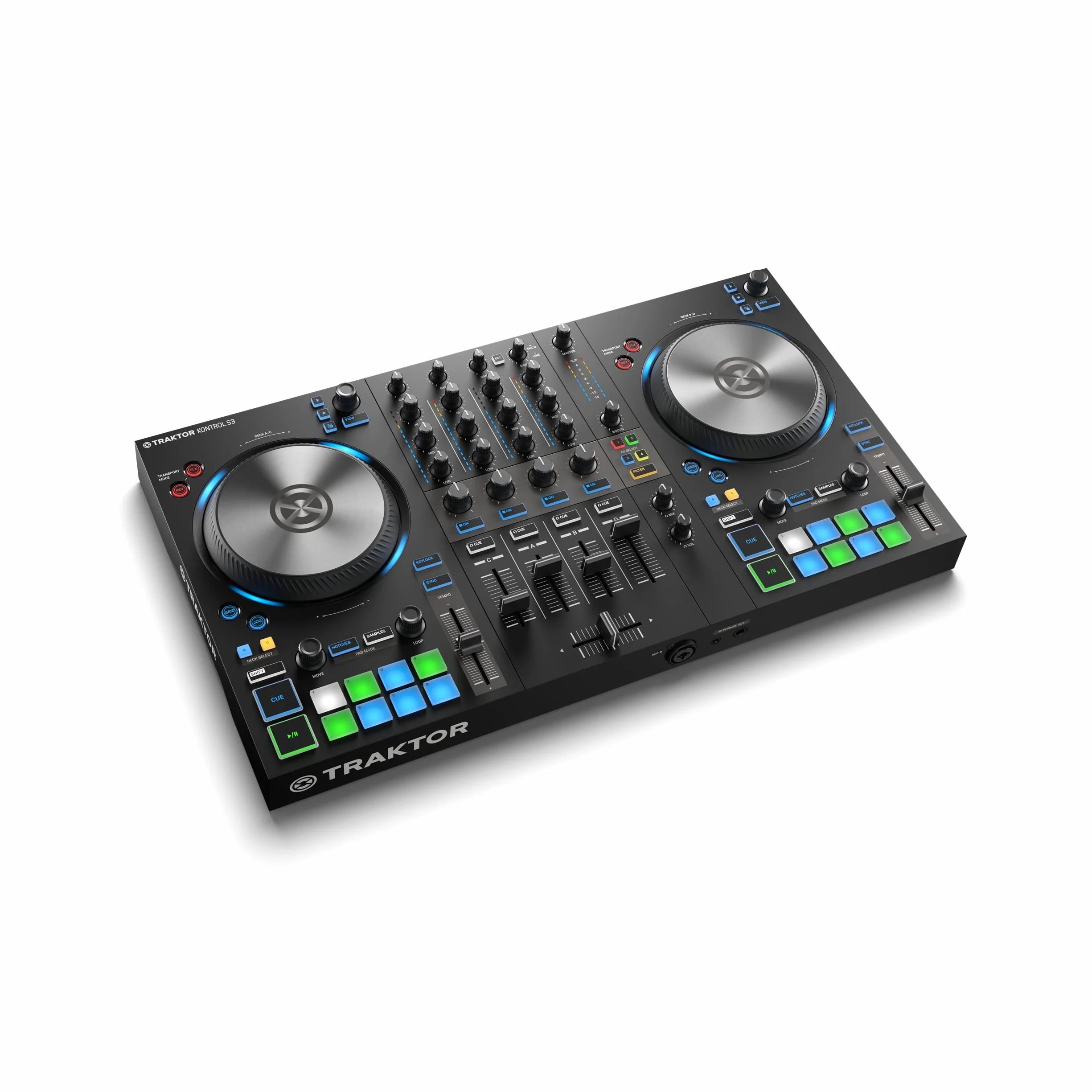 Native Instruments Traktor Kontrol S3 Mikser DJ Czarny 53,34 x 25,4 x 7,62 cm