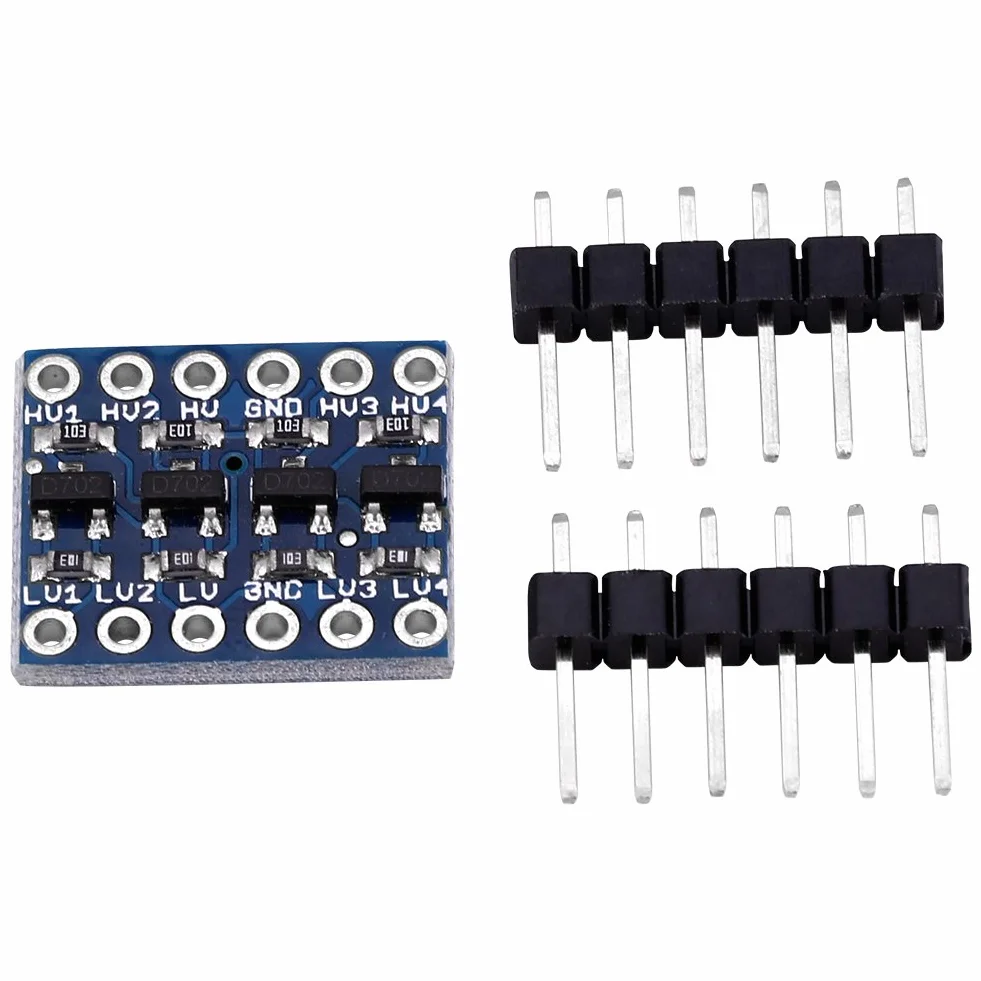 Moduł logiczny Akozon Dwukierunkowy konwerter poziomów binarnych IIC I2C 5 V do 3,3 V dla