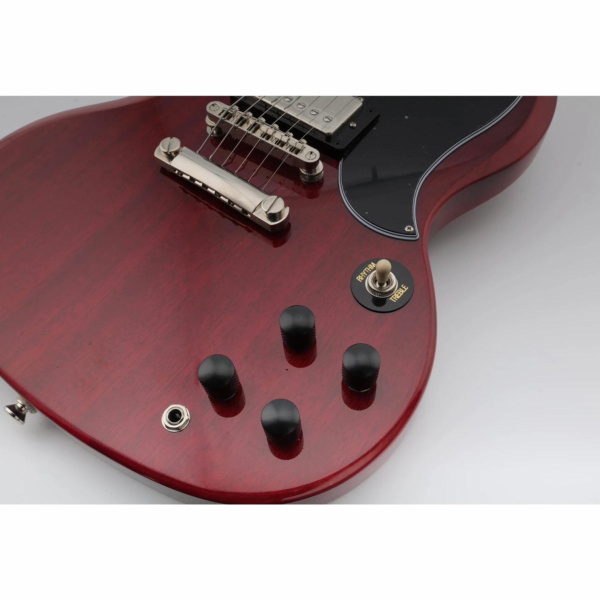 Musiclily Metryczna 6mm Metalowa Gałka Dome Knobs do Gitary Elektrycznej Telecaster lub Precision Bass, Czarny (4 szt.)