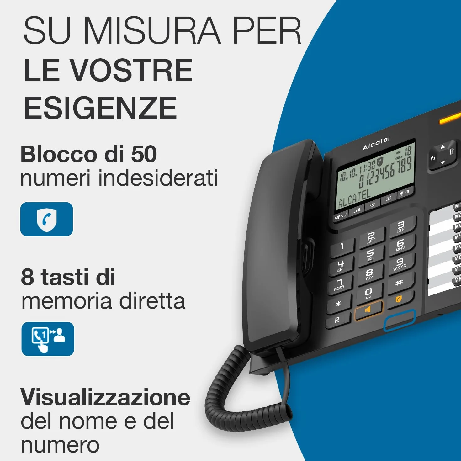 Alcatel Telefon biurkowy T78 czarny