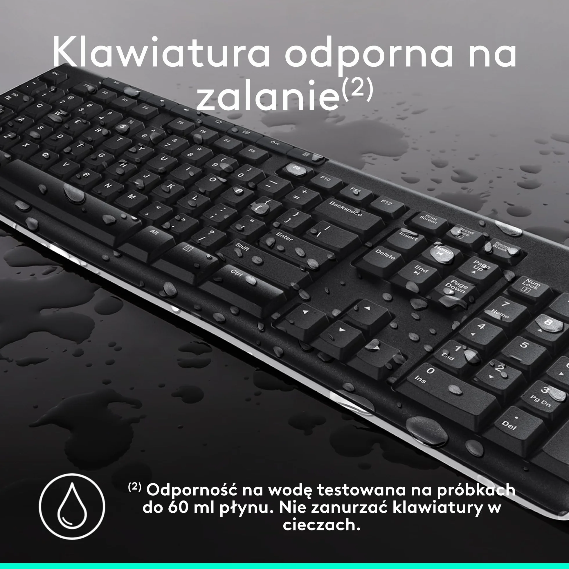 Logitech MK270 Bezprzewodowy Zestaw Klawiatura i Mysz dla Windows, 2,4 GHz, Kompaktowa Myszka, 8 multimedialnych klawiszy skrótowych, bateria 2 lata, dla PC, Laptop, QWERTY układ US Intl - Czarny