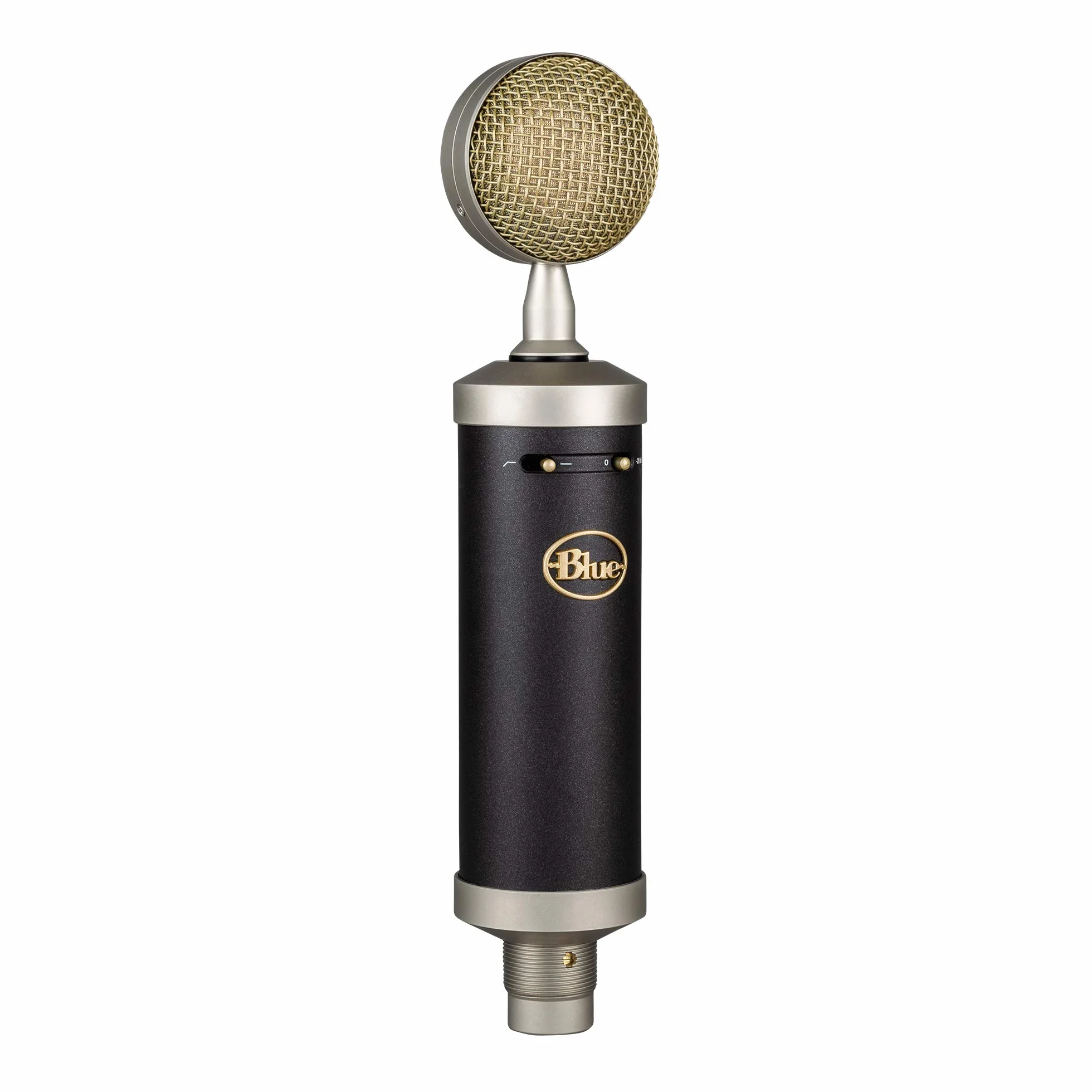 Blue Baby Bottle SL XLR Mikrofon Pojemnościowy Kardioidalny do Pro Gamingu, Nagrywania, Streamingu, Podcastów, Shockmount, Filtr Górnoprzepustowy, Ciepły Dźwięk Vintage, Ochronne Etui - Czarny