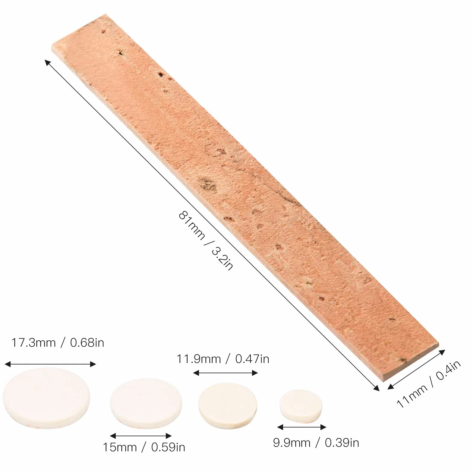 Bb Key Clarinet Pads Kit, Trwałe 17-częściowe podkładki dźwiękowe + 10-częściowe naturalne arkusze korka Zestawy zamienne do instrumentów klarnetowych