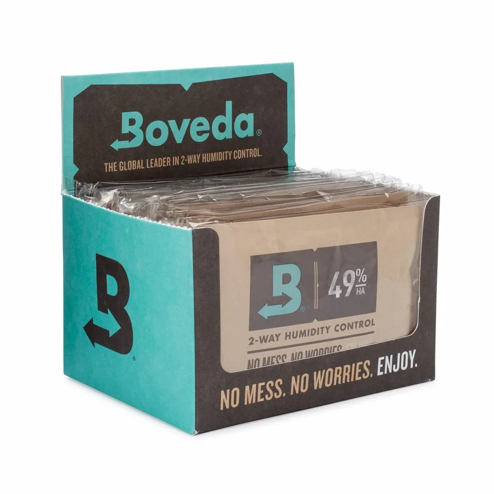 Boveda 49% dwukierunkowe pakiety kontroli wilgotności do instrumentów muzycznych 12 szt. rozmiar 40
