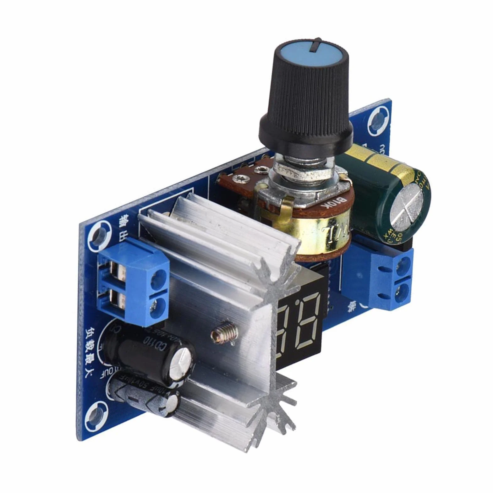 LM317 Regulowane Napięcie, 317 Regulowany Zasilacz LM317 Regulator Mocy Regulator Regulator Napięcia Zasilania Panel Zasilania Cyfrowy Wyświetlacz Napięcia