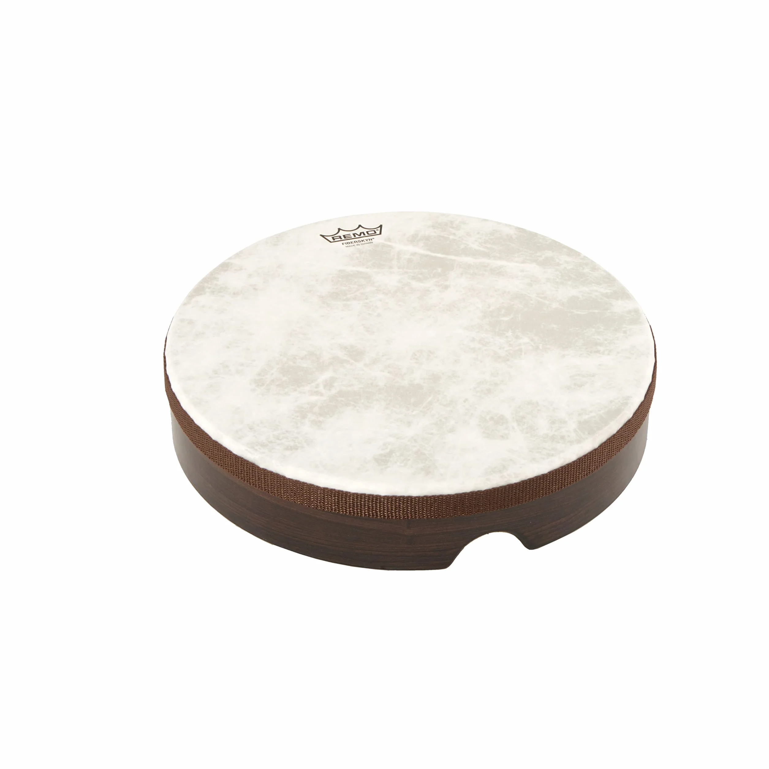 Remo World Percussion - Bęben ramowy nastrojony - 12" x 2,5" - Korpus Acousticon, Membrana Fiberskyn 3, Wykończenie orzechowe - HD-8512-00
