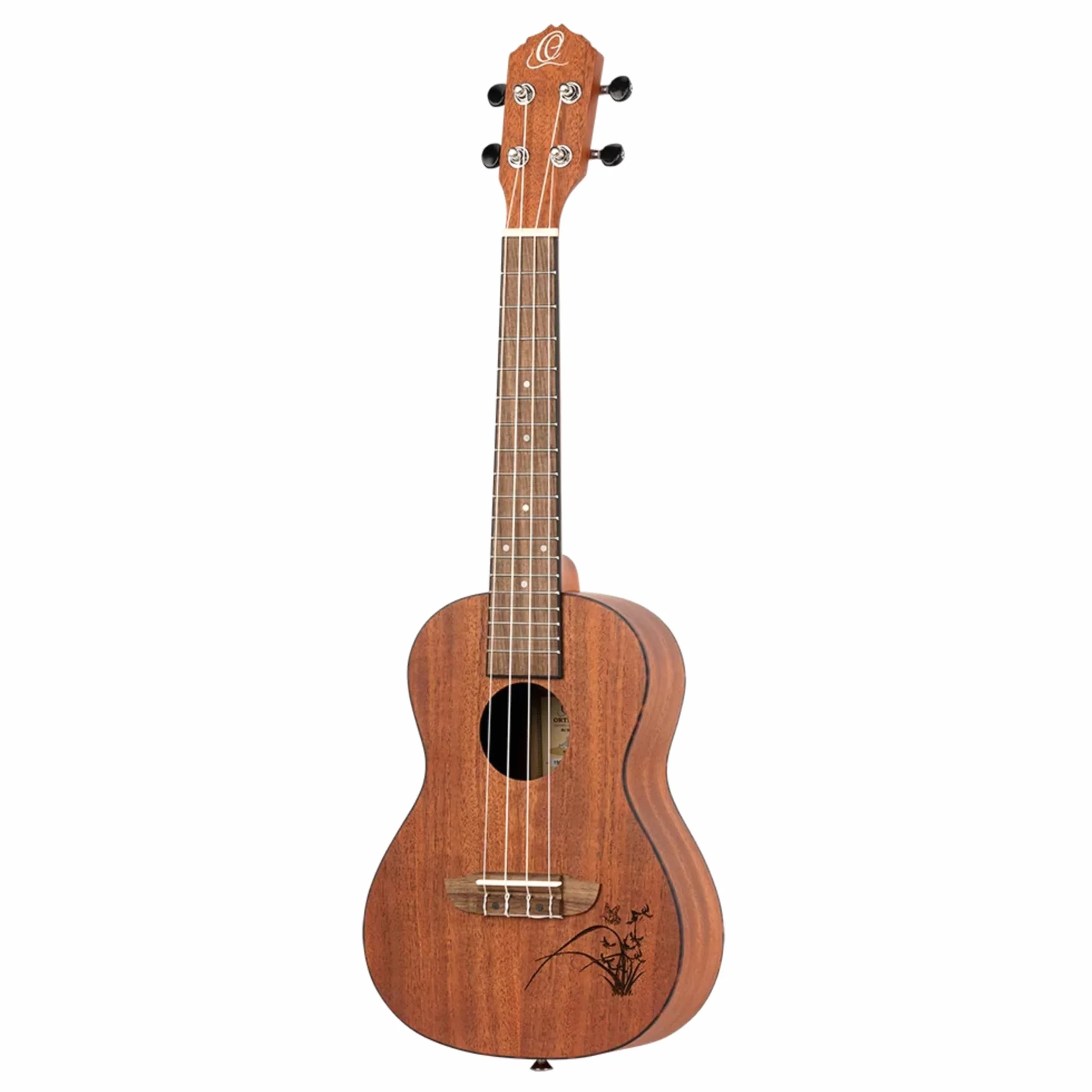Ortega Guitars Akustyczne Ukulele Koncertowe – Seria Bonfire – Sapele, Wykończenie Naturalne (RU5MM)