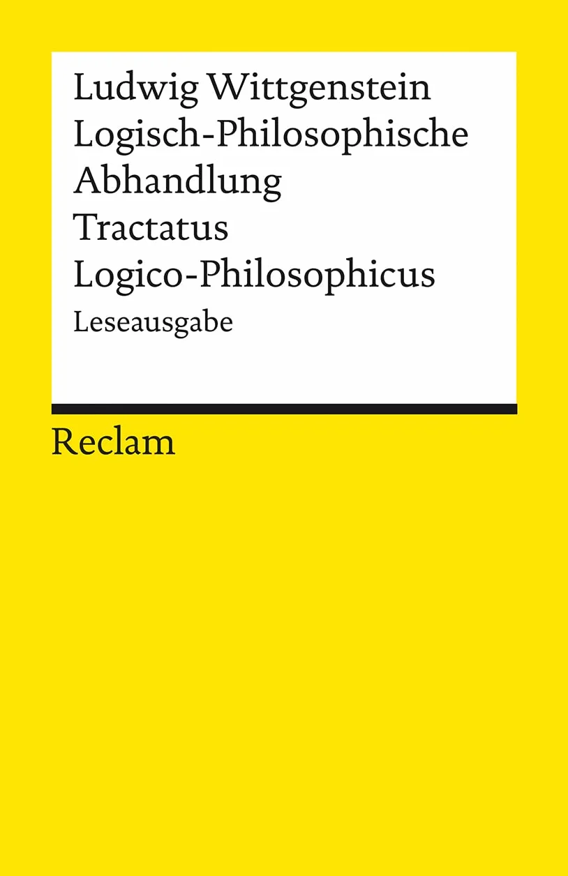 Logisch-Philosophische Abhandlung. Tractatus Logico-Philosophicus: Leseausgabe: 14245