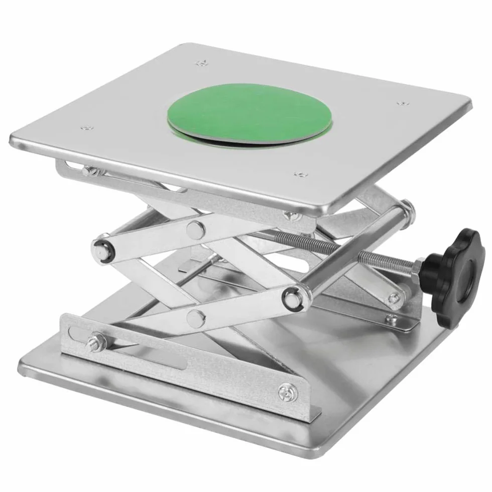Podnośnik laboratoryjny, 200 x 200 x 280 mm, regulacja ze stali nierdzewnej, platforma do laboratorium szkolnego, biologia, instrument doświadczeń