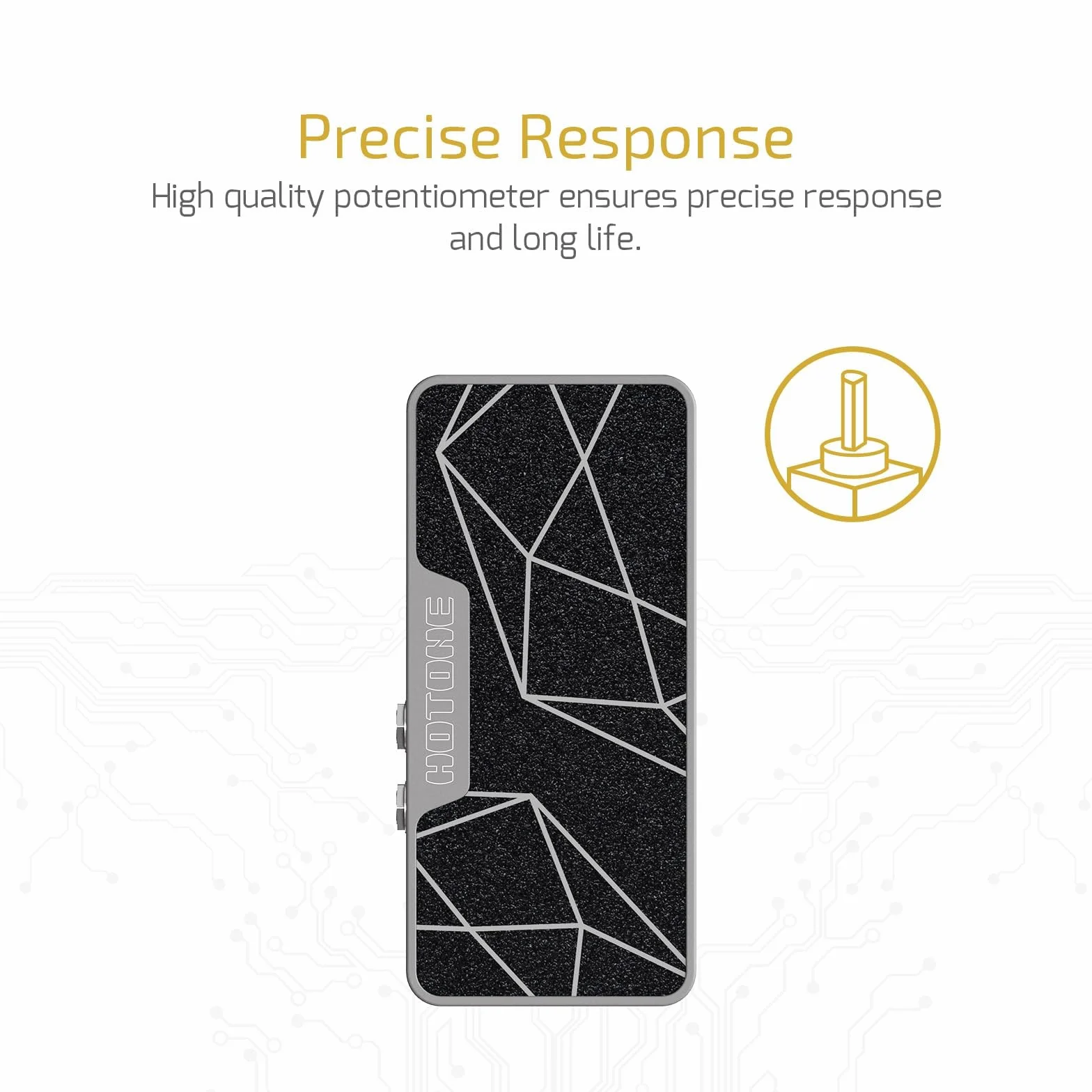 HOTONE Passive Volume Expression przełącznik nożny 2 w 1, efekt gitarowy, EXP Ampero II Press