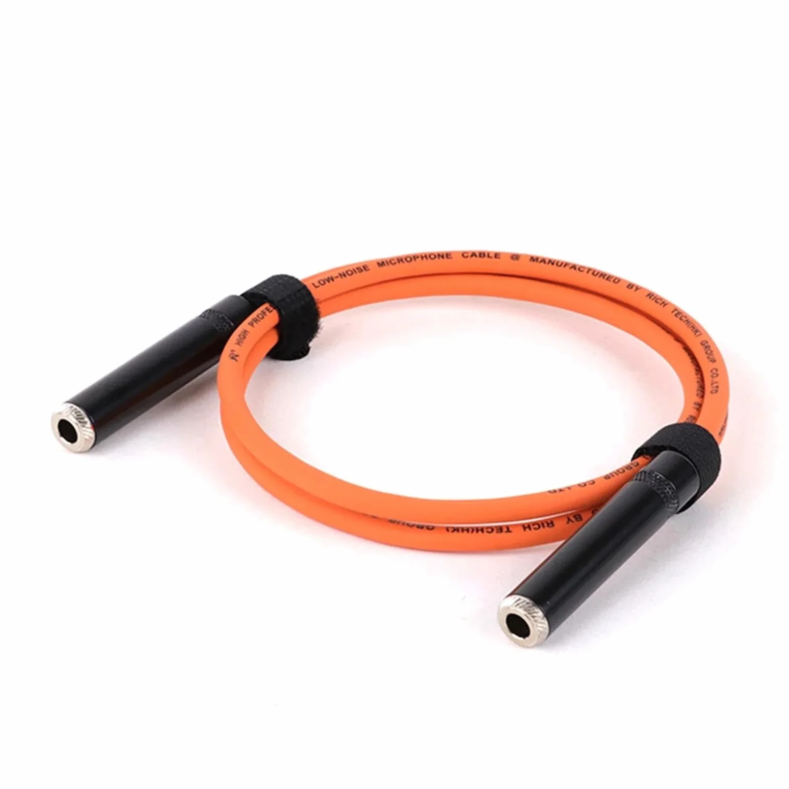 Pro Audio kabel Złącze Żeńskie 1/4" Do Żeńskiego 1/4" Adapter 6,35 Mm Przedłużacz Kabla Stereo 6,5" Do Wzmacniacza Głośnika Gitarowego(Orange,15m)