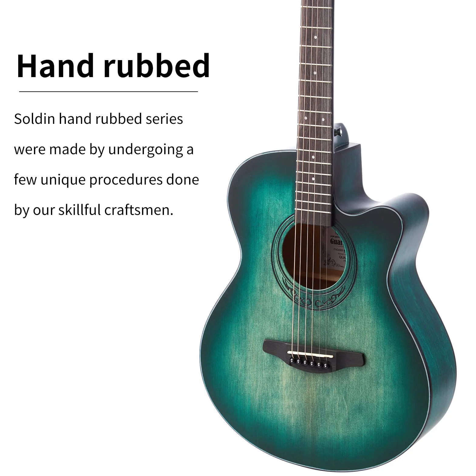 102 cm gitara akustyczna premium z litego świerku, wycięta gitara Acustica, zestaw z torbą na koncert, stojakiem na gitarę, tunerem, paskiem, kapo, strunami, ściereczką do czyszczenia i