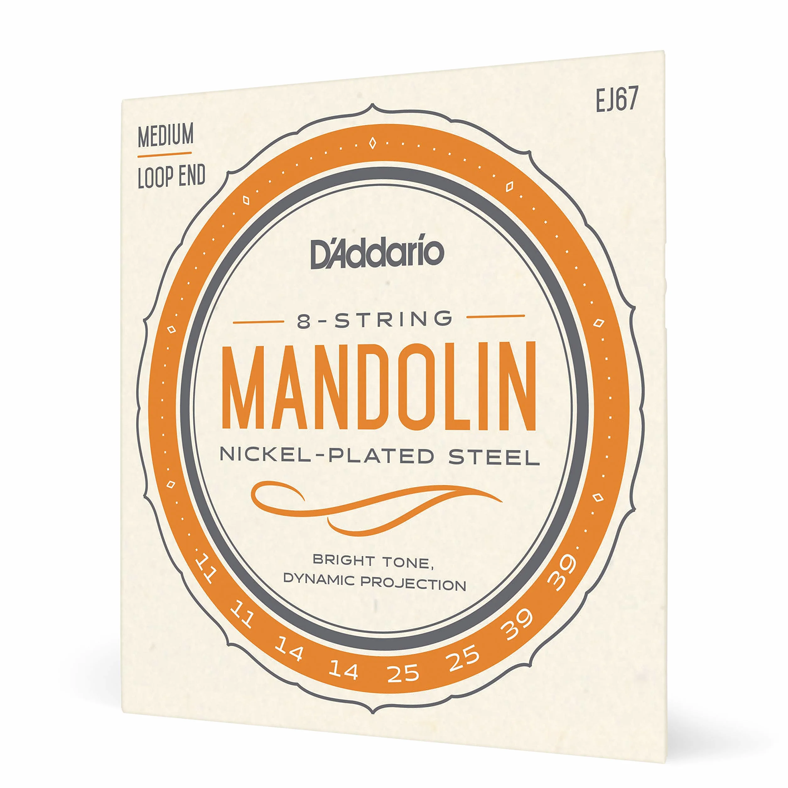 D'Addario Struny mandoliny niklowej EJ67