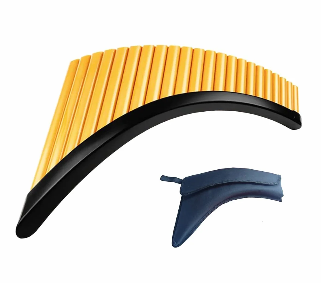 Panflute z podstawą G Key ABS Plastic Romania Pan Flute Music Instrument Tunable Panpipes