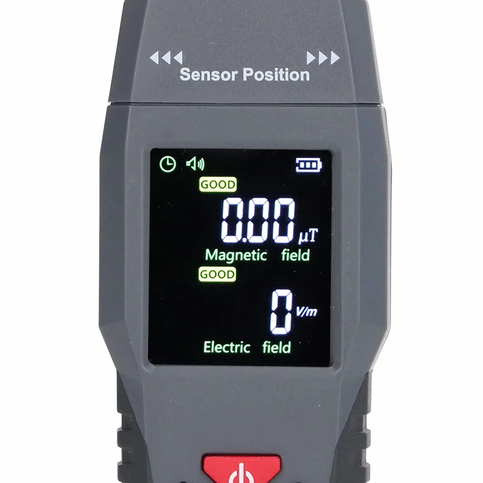 Miernik EMF, Podwójna detekcja Pola magnetyczne 20Hz-300Hz Czujka pochłaniania Podwójny dźwiękowy alarm wizualny Pole elektromagnetyczne Detektor promieniowania dla domu