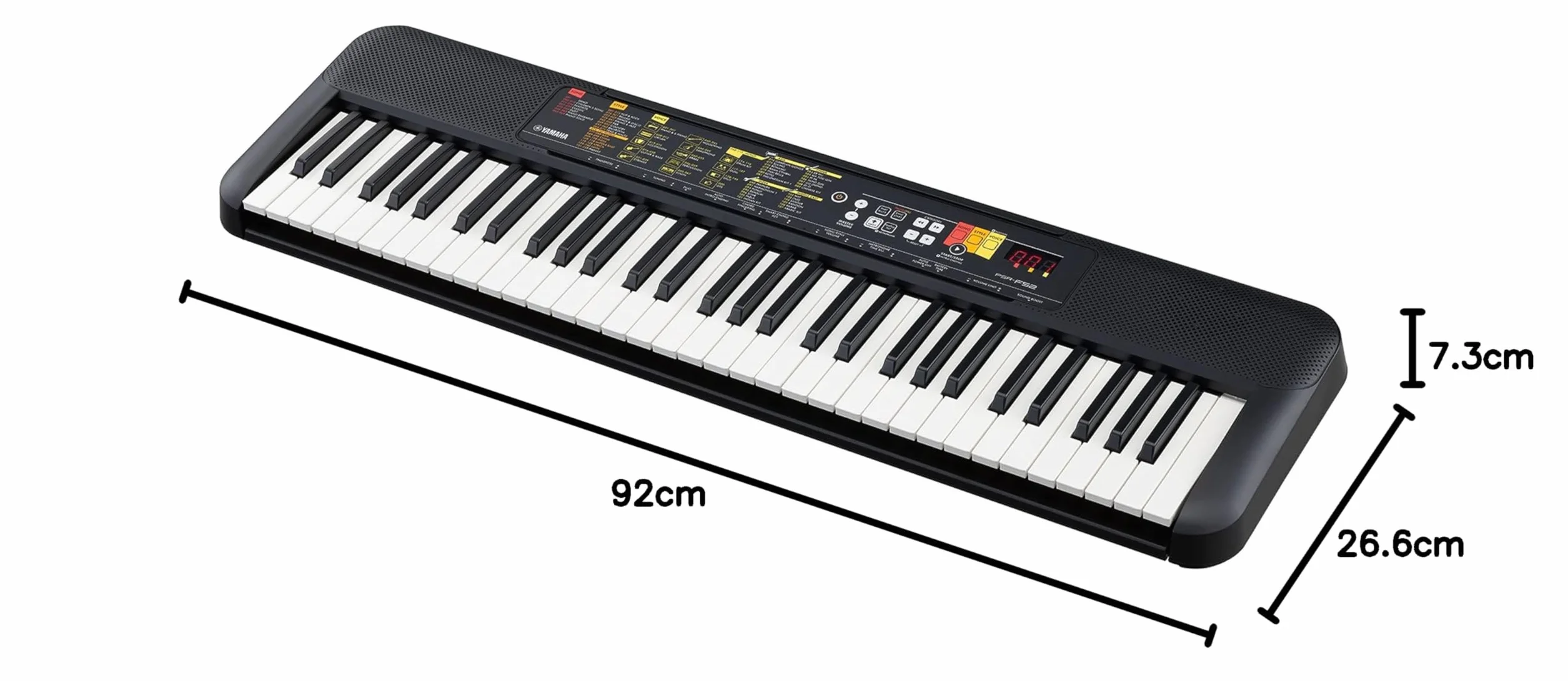 Yamaha Keyboard, Czarny, 61 klawiszy