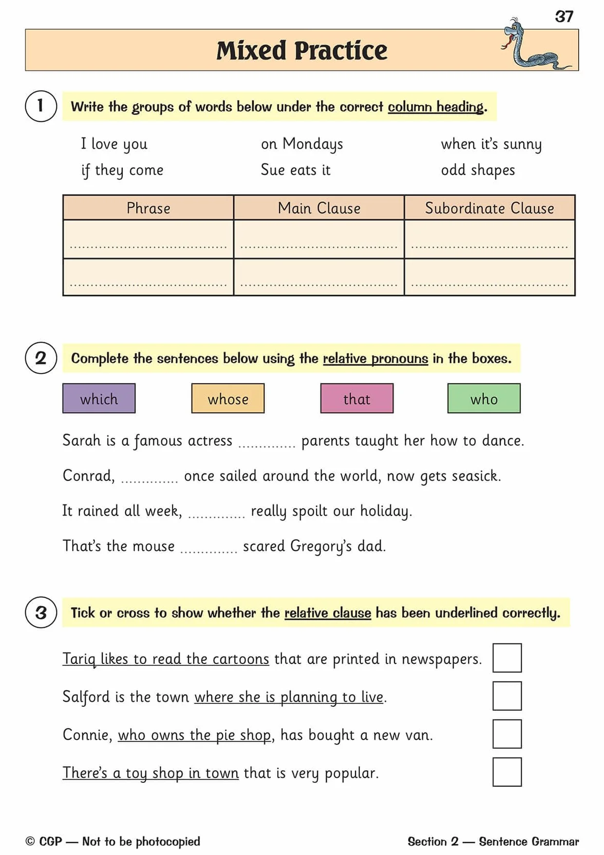 KS2 English: Grammar, Punctuation and Spelling Workbook - Ages 7-11