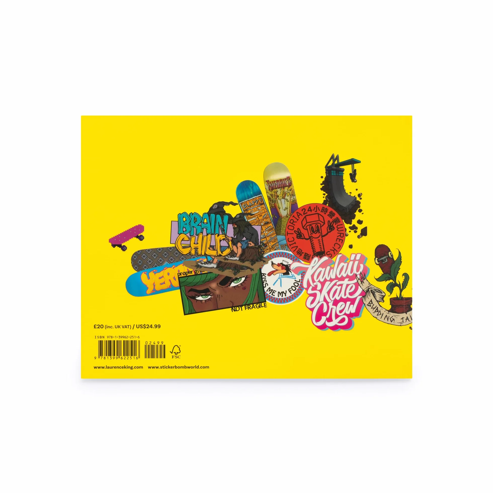 Skateboard Stickers: Stickerbomb