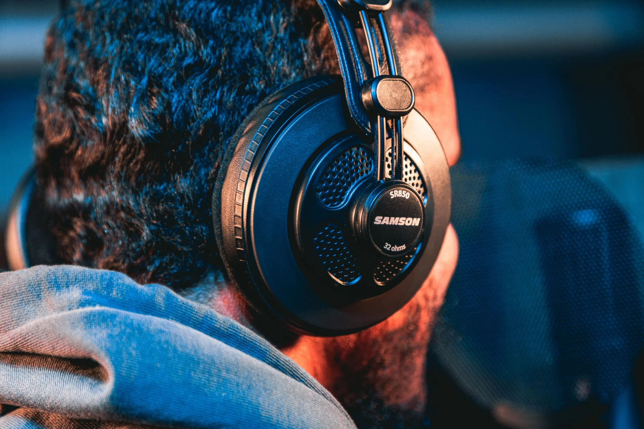 Samson SR850 Przewodowe słuchawki nauszne Studio czarne