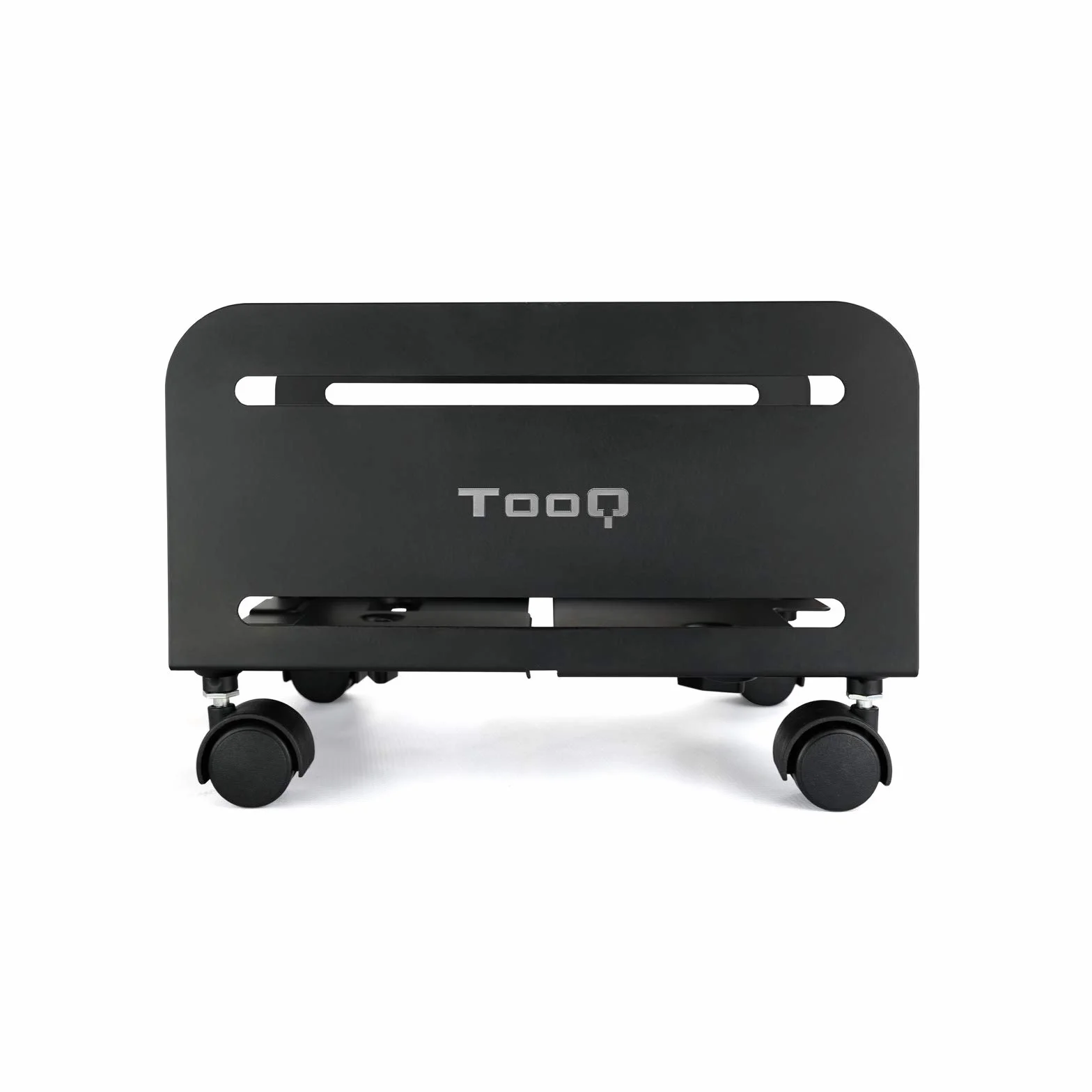 TooQ UMCS0004-B stojak podłogowy z kółkami procesora z metalu, o wadze do 10 kg, obsługuje wieże o szerokości od 119 mm do 209 mm, kolor czarny