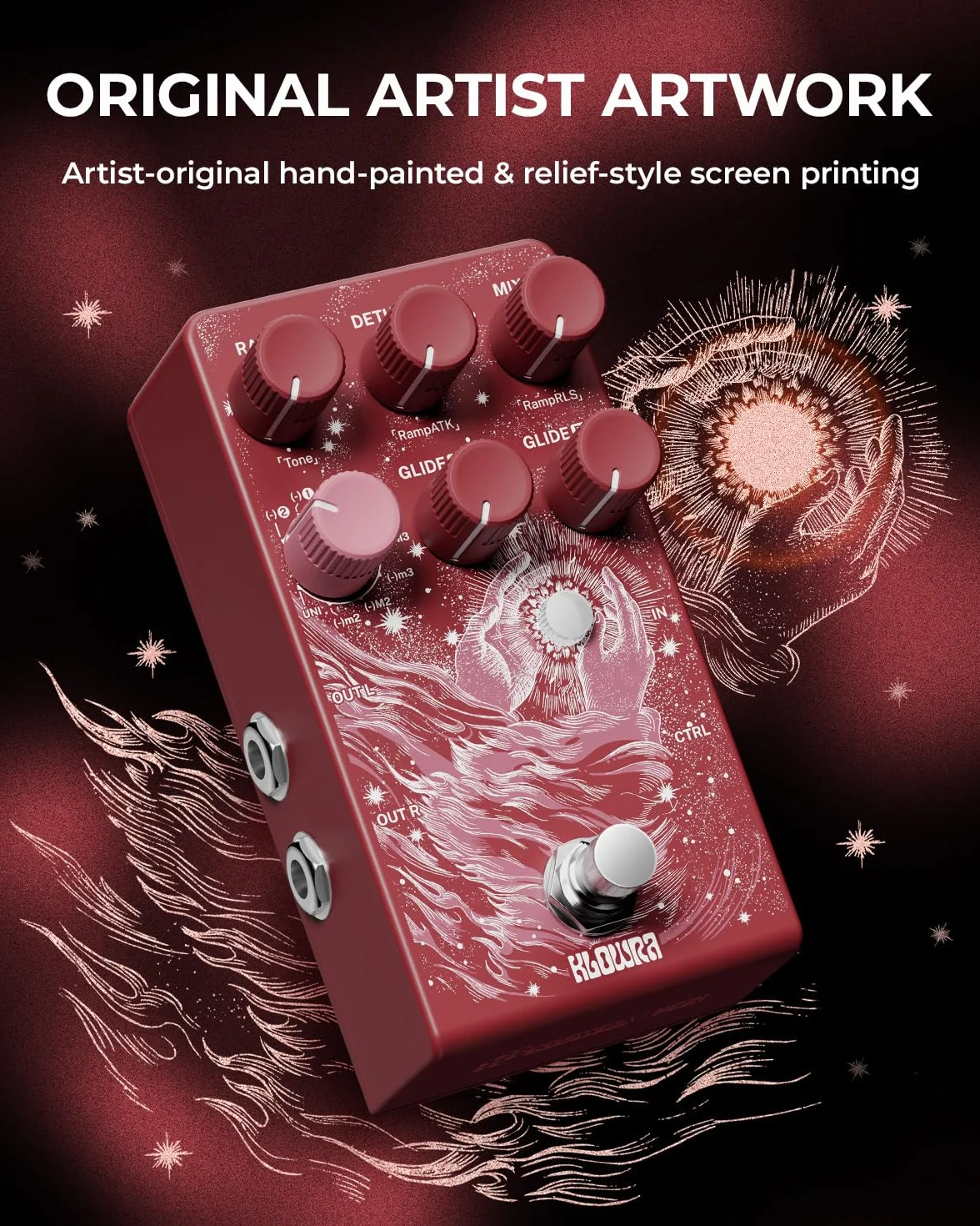 Vein Pitch Shifter gitarowy do gitary elektrycznej z 17 trybami spadku skoku, precyzja mikrorotonalna, analogowa suchość, prawdziwe stereo, wejście CTRL - graj jak pełny basista
