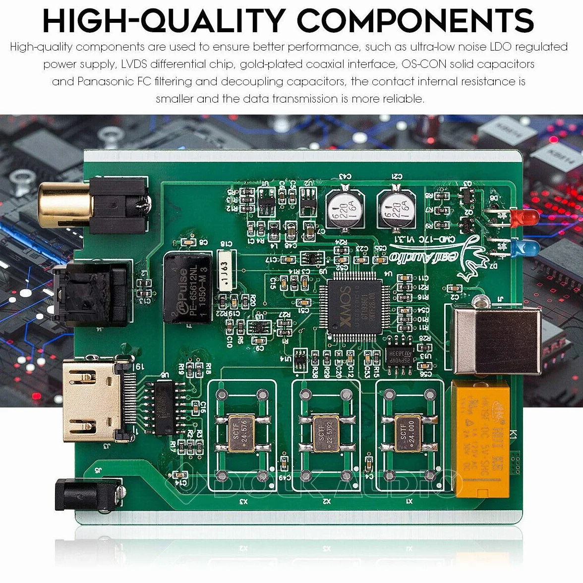 Mini XMOS XU208 cyfrowy interfejs USB na koncentryczny/optyczny/HDMI/12S konwerter cyfrowy DSD256 PCM 32-bitowy 384K adapter audio do DAC/przedwzmacniacza/wzmacniacza