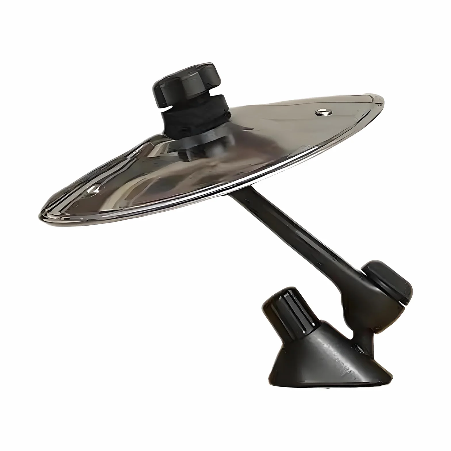 Stainless Steel Crash Cymbals, Dekoracja samochodu Wiatr, 5,51 x 5,31 cala kompaktowa łatwa instalacja, autentyczne akcesoria wiatrowe, stylowe wnętrze pojazdu do ciężarówki, Rv, Sedan
