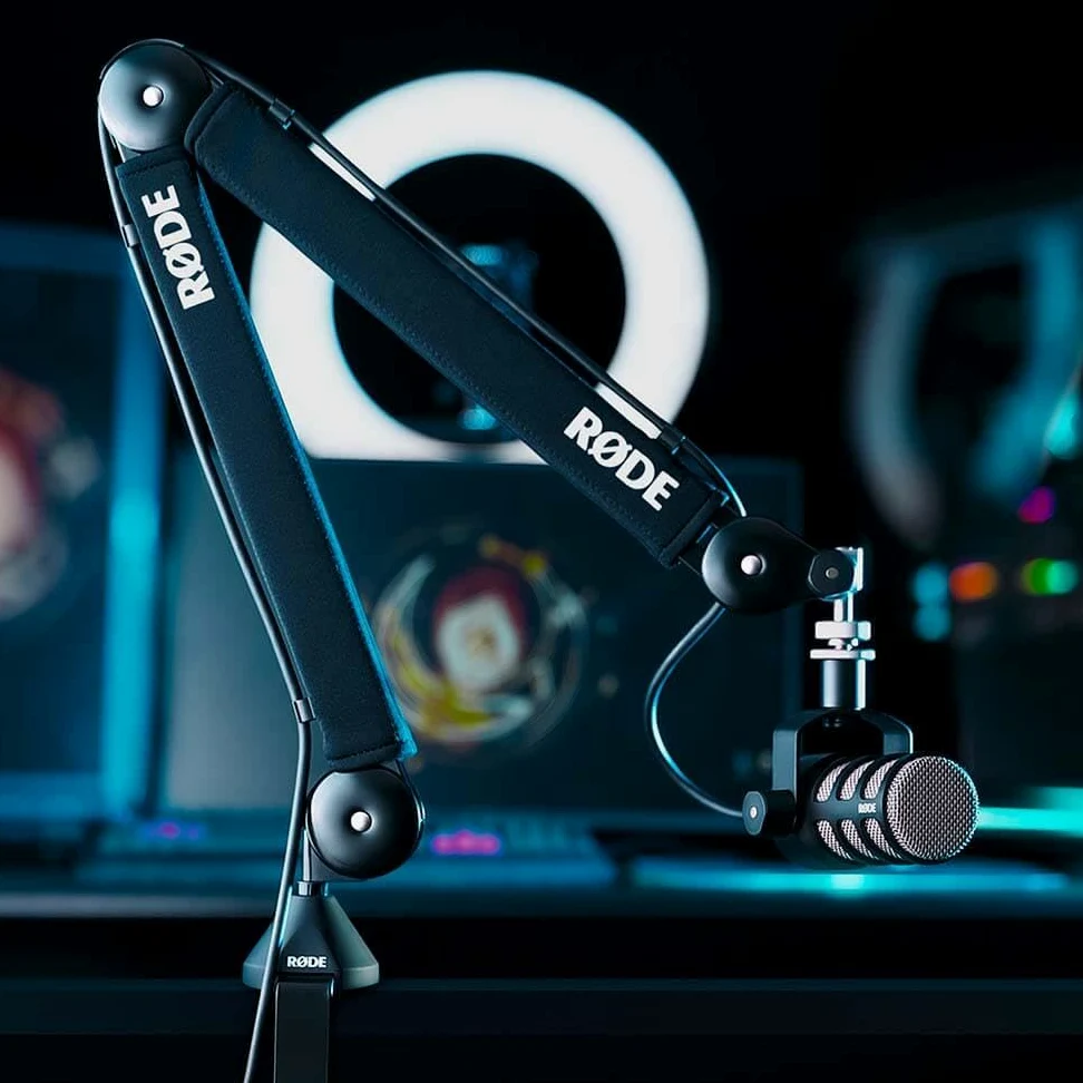 RØDE PSA1+ Plus Black ramię mikrofonowe statyw stołowy czarny + keepdrum kabel XLR