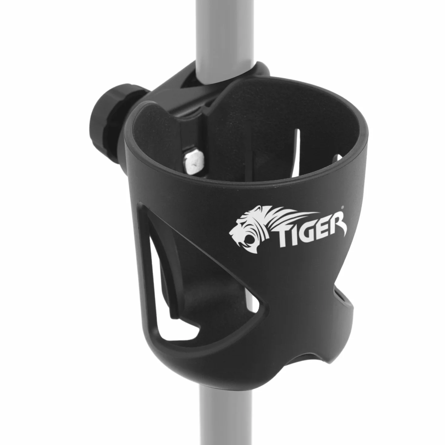 Tiger MSA79-BK zacisk na uchwyt na napoje do stojaka na muzykę, stojak na mikrofon i stojak na perkusję, uchwyt na kubek dla wokalisty, perkusistów, gitarzystów i basistów