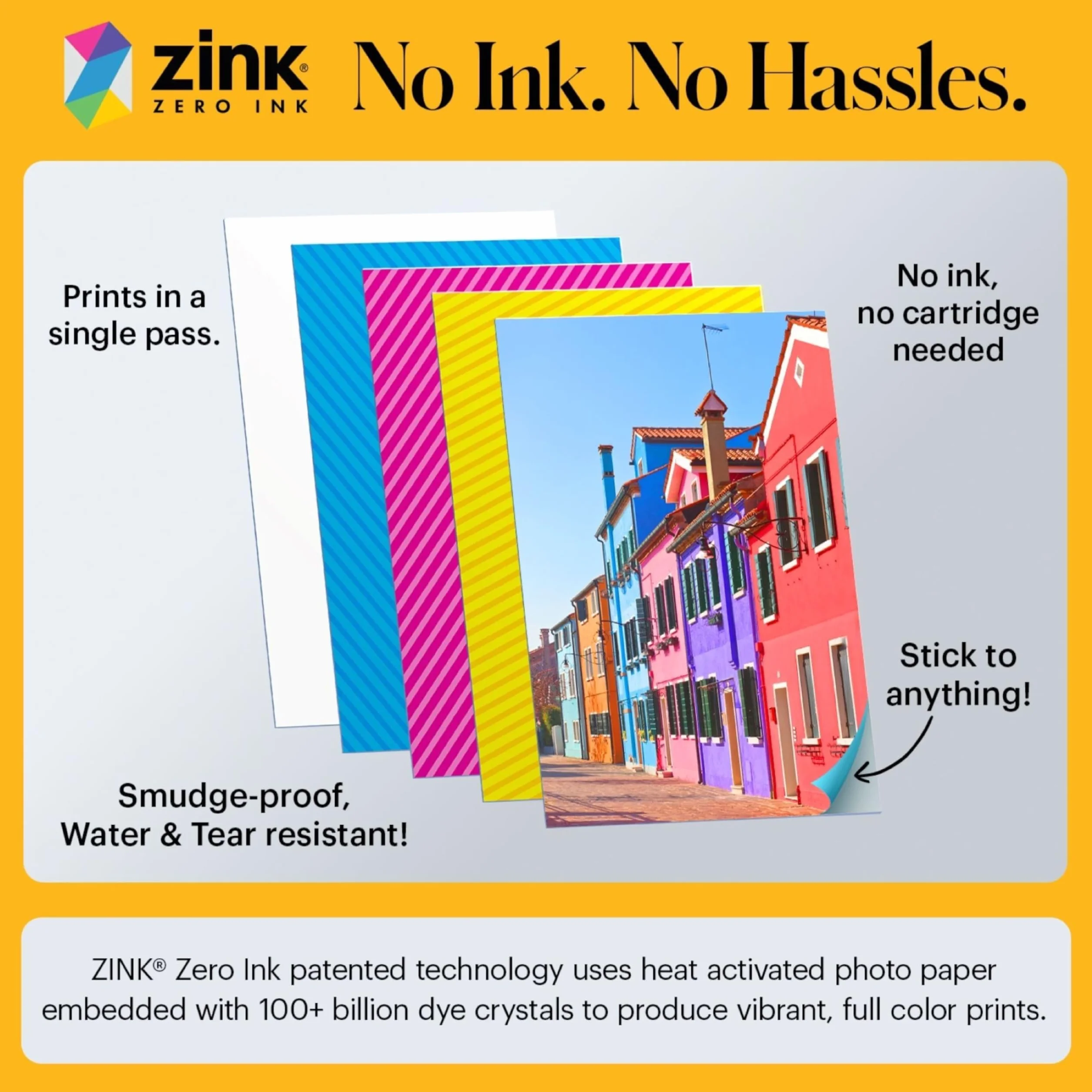 KODAK Printomatic Pełnokolorowy zestaw startowy aparatu do natychmiastowego drukowania + miękkie etui + cynk 20 sztuk papieru fotograficznego, kolorowe zdjęcia na papierze samoprzylepnym 5 x 7,6 cm,