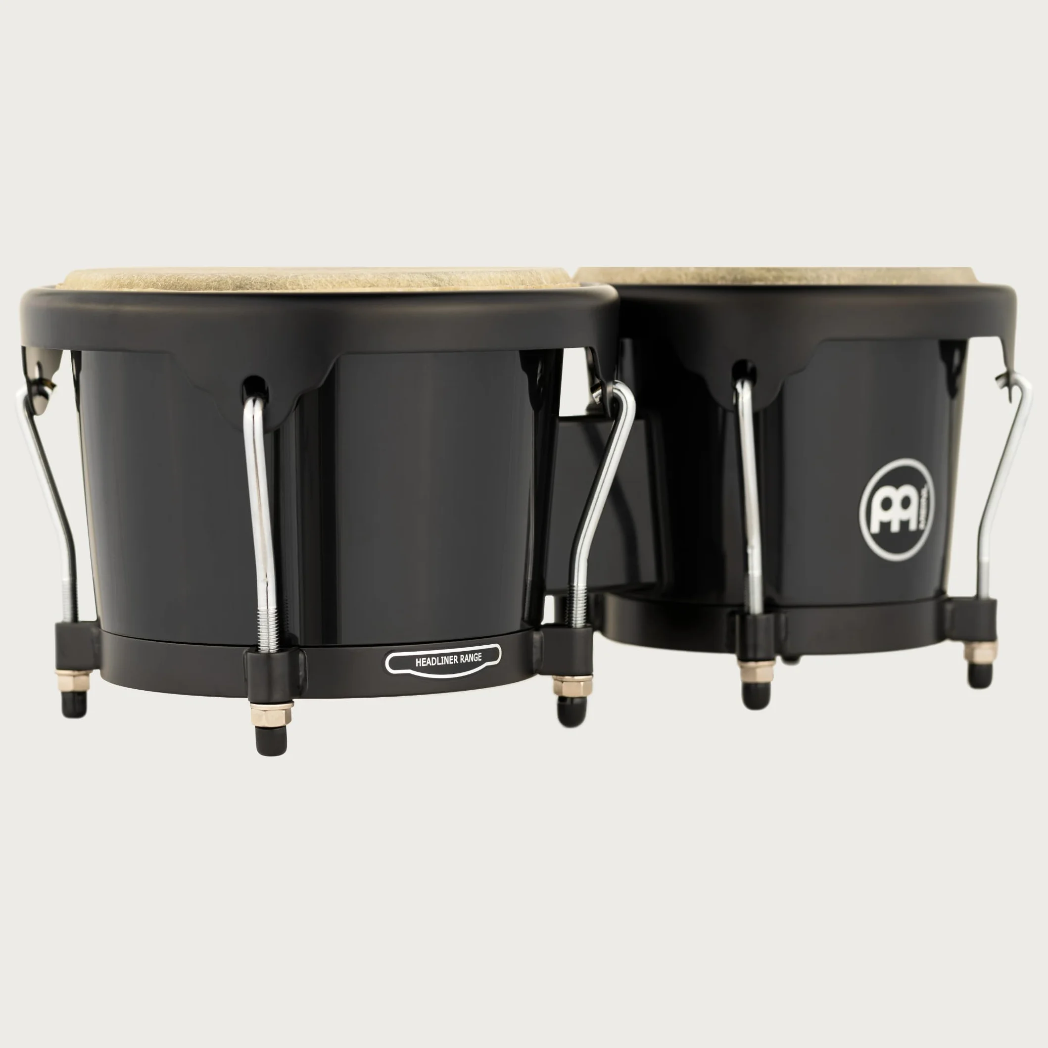 Meinl Headliner Bongos HB50BK, Black, Black HW - Bongo