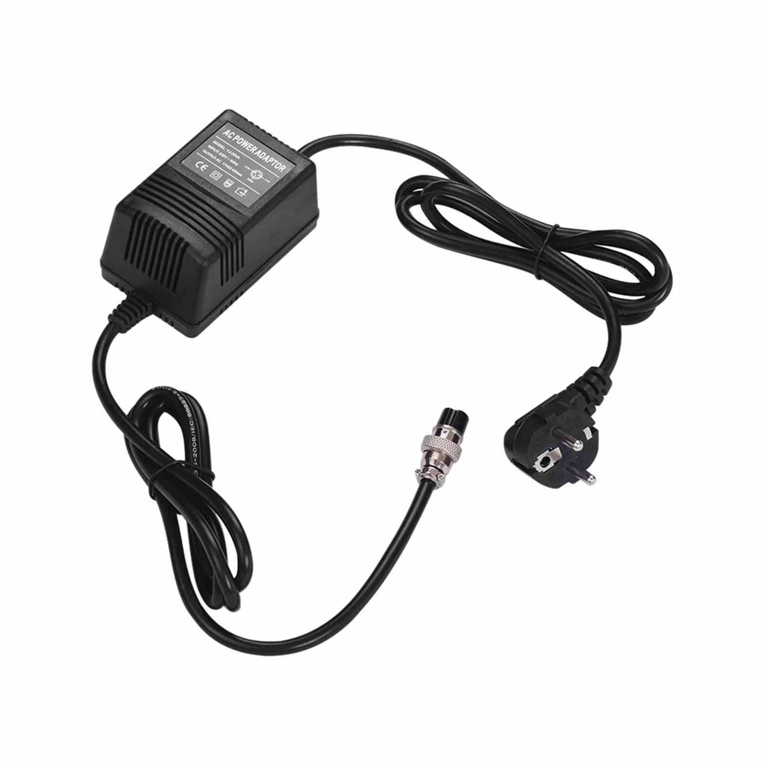 17V 420mA Konsola mikser Zasilacz Zasilacz 3-pinowe złącze Wejście 220V UE wtyczka do Yamaha MG16 / MG166CX / MG166C / F4 / F7 / 6FX, Stoły mikser
