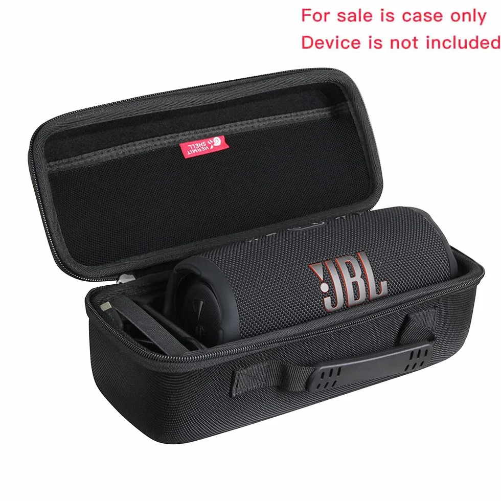 Hermitshell Twarde etui podróżne do JBL Charge 5 – przenośny głośnik Bluetooth, czarny, 28.4*10.7*8.4 cm, Podróż